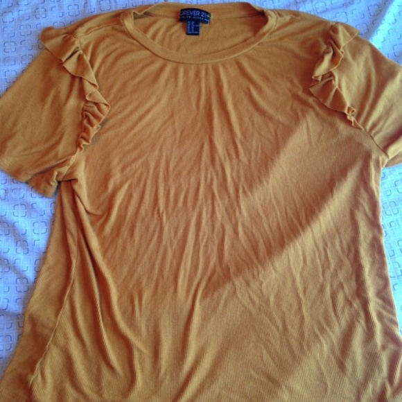 forever 21 Tops - F21 Ruffle Sleeve Shirt - FREE WHEN BUNDLED